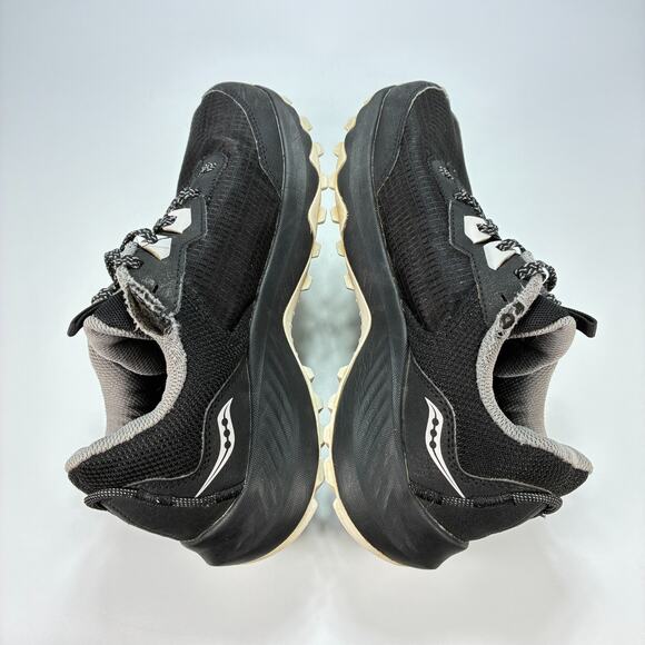 Saucony Aura TR Black White Trail Running Shoes S10863-05 Women's Size 8 - Picture 8 of 11